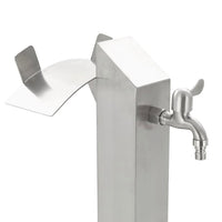 Wassersäule Edelstahl 95cm Brunnen