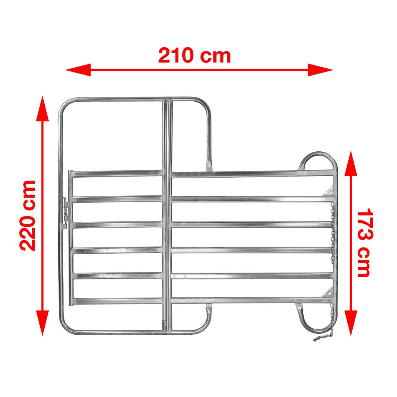 Weidepanel mit Tor Weide Weidezaun Weidezelt Paddock