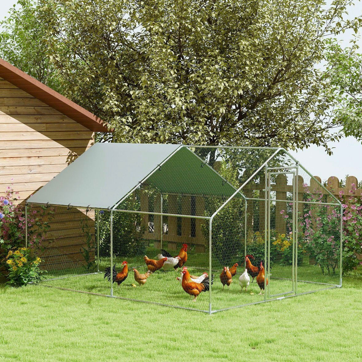 Hühnerstall Hühnergehege Gehege Stall Huhn Käfig