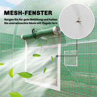 Gewächshaus 3x2x2m Foliengewächshaus Gartenhaus Pflanzenhaus Pflanzen