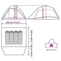 Campingzelt Kuppelzelt Outdoor Zelt Wasserdicht Trekkingzelt 4 Personen