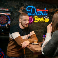 LED Neon Schilt Dart Beer Bier Neonlicht USB Bar
