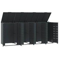 Mülltonnenbox 4x Mülltonnen Tonnen Müllboxen Tonnenbox