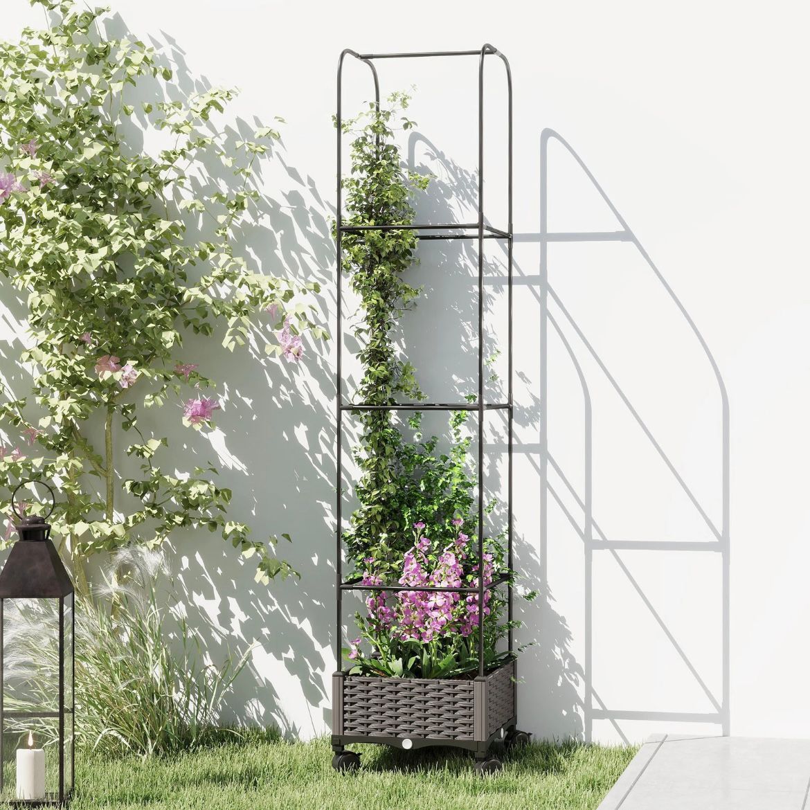 Hochbeet Blumenkasten Gartenbeet Pflanzenbeet Gartenpflege