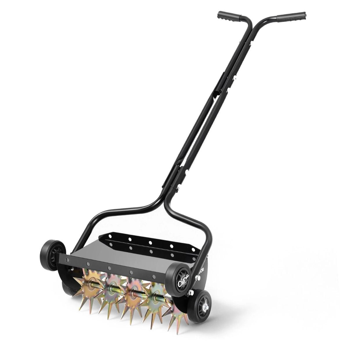 Rasenlüfter Walze Manuell 45cm Aerifizierer für Rasen 5cm Spikes