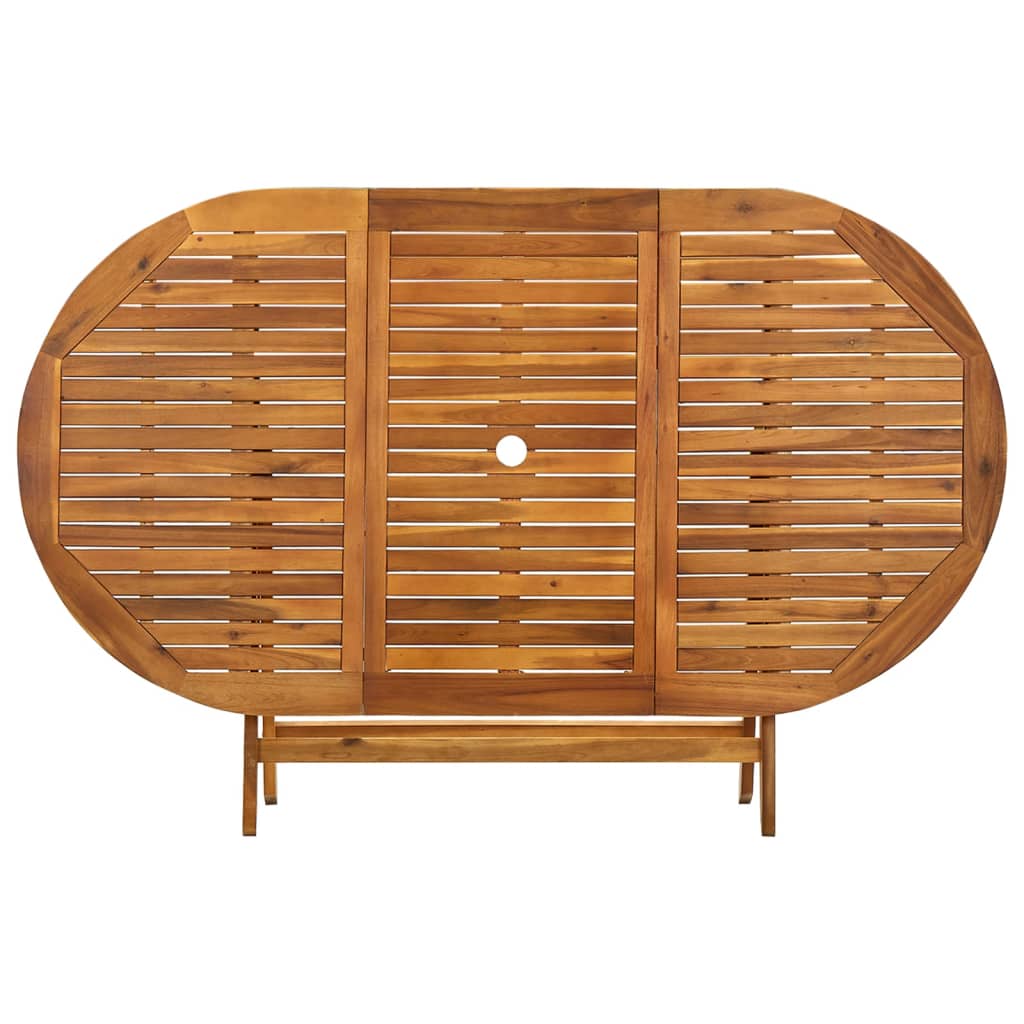 Klappbarer Gartentisch 160x85x75cm Holztisch Klapptisch