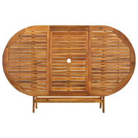 Klappbarer Gartentisch 160x85x75cm Holztisch Klapptisch