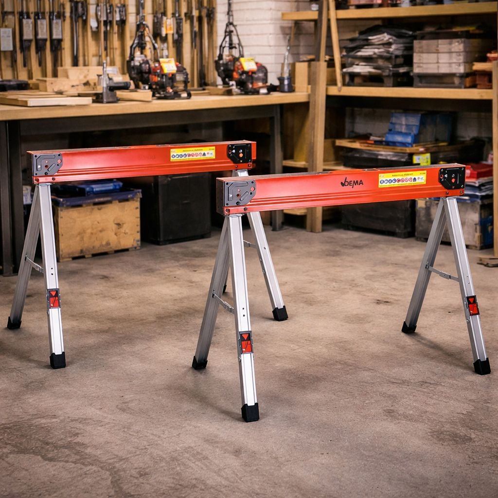 2x Arbeitsbock klappbar Klappböcke je 500 kg Bock Werkstatt