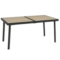 Gartentisch 6 Personen Holzoptik