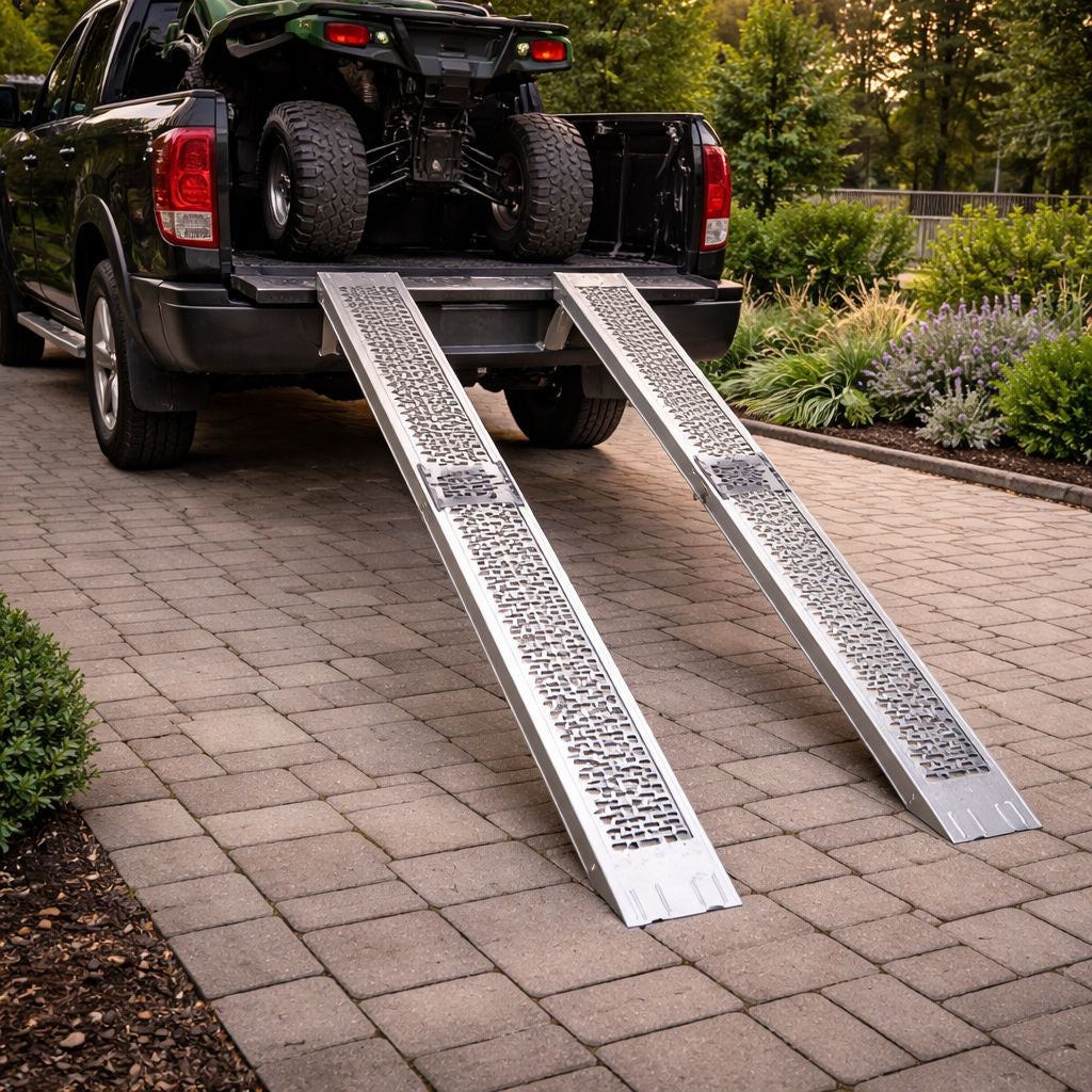 2x Auffahrrampe Rampe Laderampe Auffahrschiene 180cm Anhänger