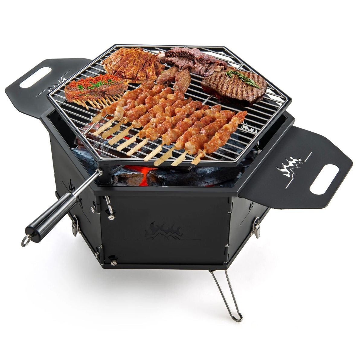 BBQ Grill Holzkohlegrill Feuerschale Campinggrill Klappgrill Picknickgrill