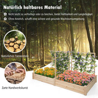 Hochbeet Rankgitter Spalier Blumenkasten Pflanzkasten Tannenholz