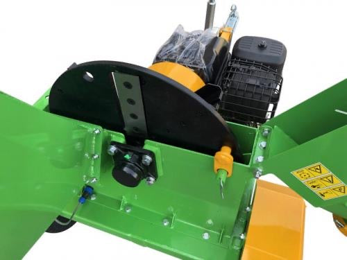 Holzschredder E-Start Schredder Holzhäcksler Häcksler 420ccm