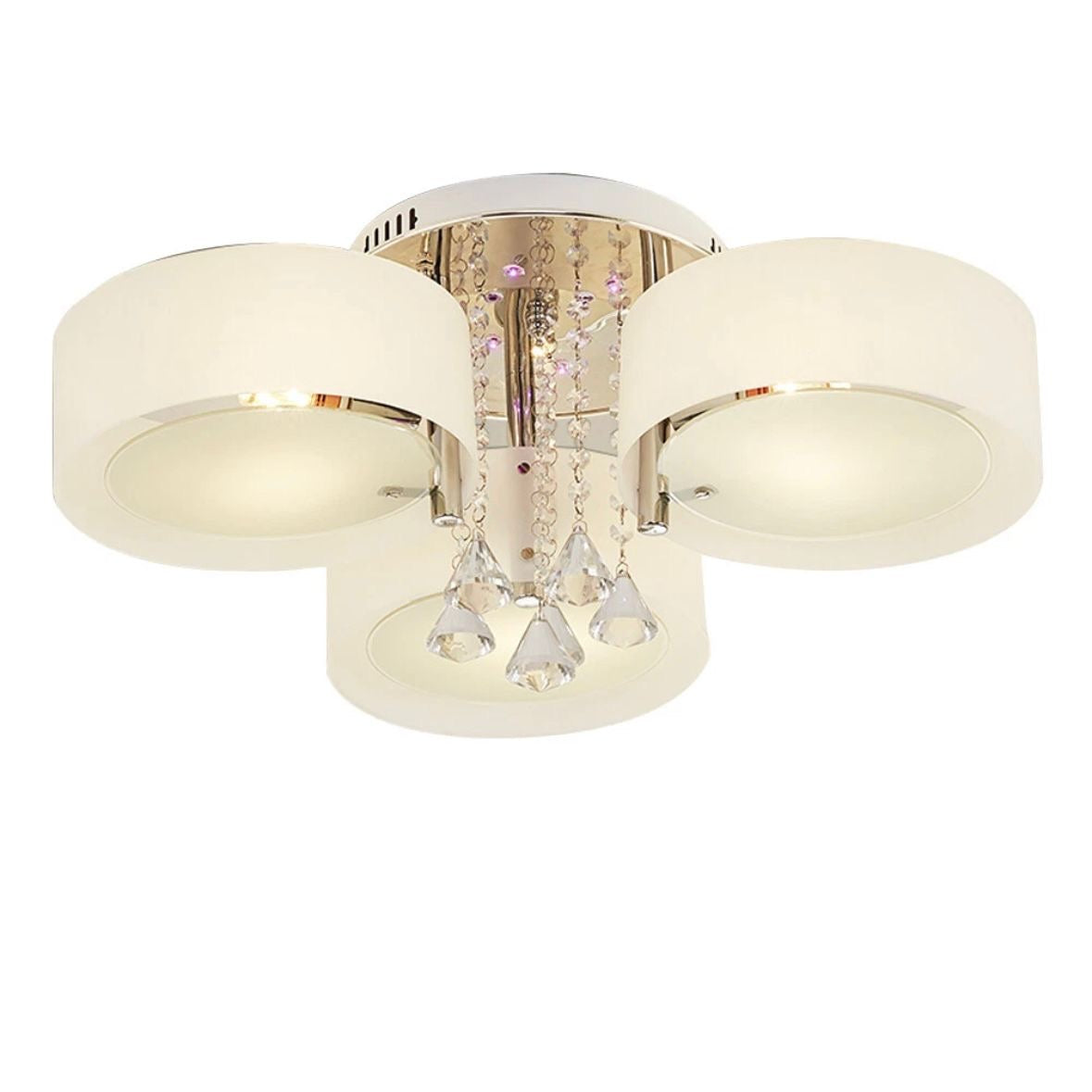 Kristall Hängeleuchte Kronleuchter LED E27 Deckenlampe