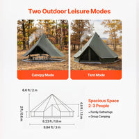 Canvas-Glockenzelt Campingzelt Zelt Outdoor Camping