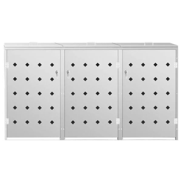 3x240L Mülltonnenbox Mülltonnen Tonnen Müllboxen