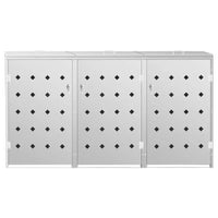 3x240L Mülltonnenbox Mülltonnen Tonnen Müllboxen