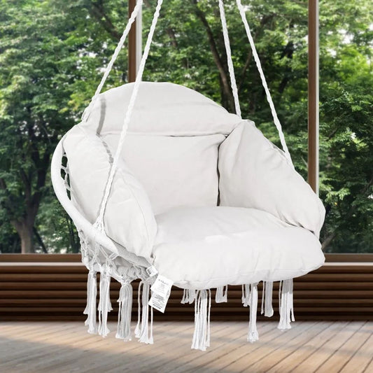 Hängesessel Hängestuhl Hängeschaukel Hängesitz 
 120kg Sessel Garten