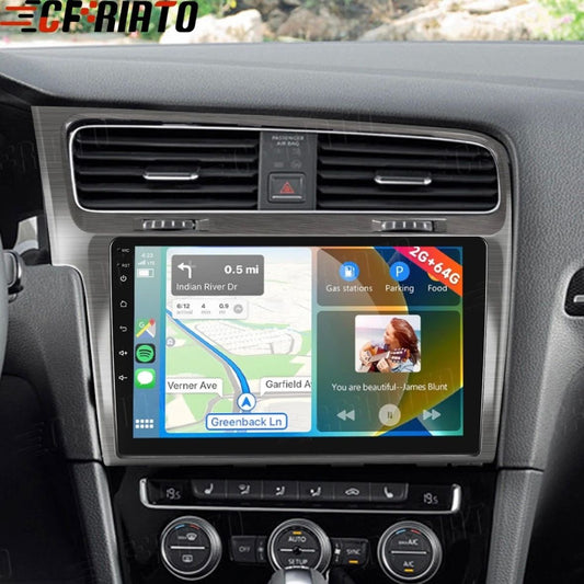 Android 15 2+64G Autoradio CarPlay GPS für VW Golf 7 VII MK7 2012-2017