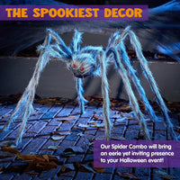 Halloween Riesenspinne Deko Outdoor Dekoration