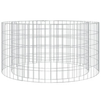 Gabionen Feuerstelle 100cm Feuerkorb Gartenfeuer Feuerschale