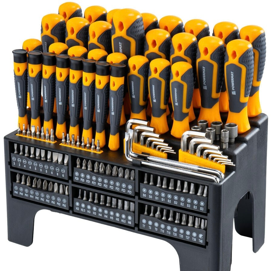 Schraubendreher Set 132tlg Bit Satz Torx Kreuz Schlitz Werkzeug