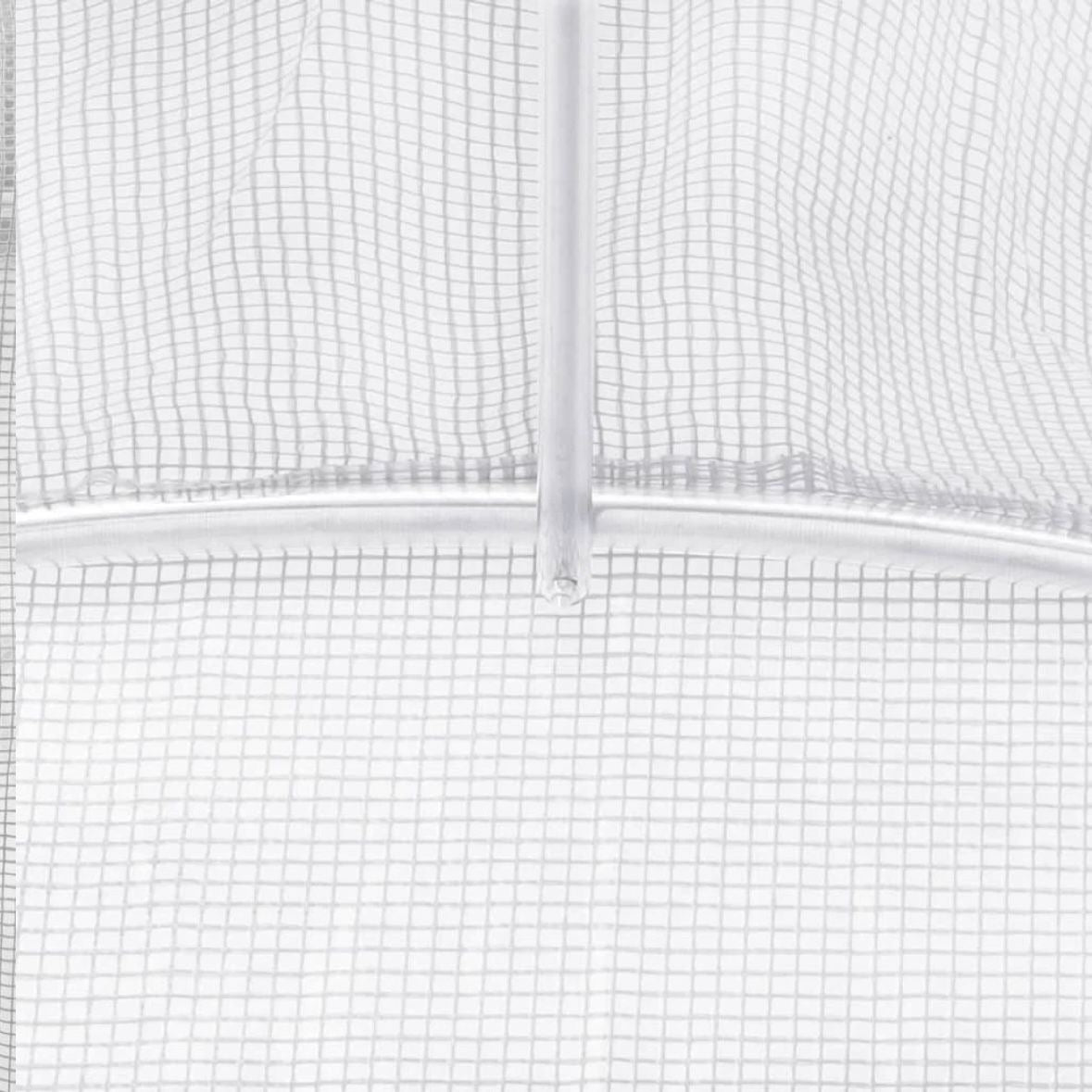 Gewächshaus 12m² Foliengewächshaus Treibhaus Garten 4x3x2m