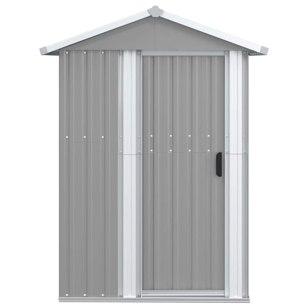 Geräteschuppen 126x97,5x177cm Verzinkt Gartenhaus Schuppen Metall Gartenmöbel