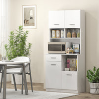 Küchenschrank Hochschrank 180x80x35cm Regal Schrank Küche