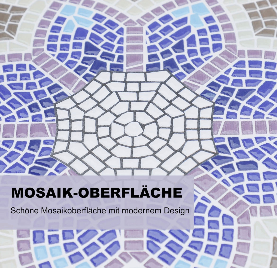 Gartentisch Mosaiktisch Balkontisch Beistelltisch Seviertisch