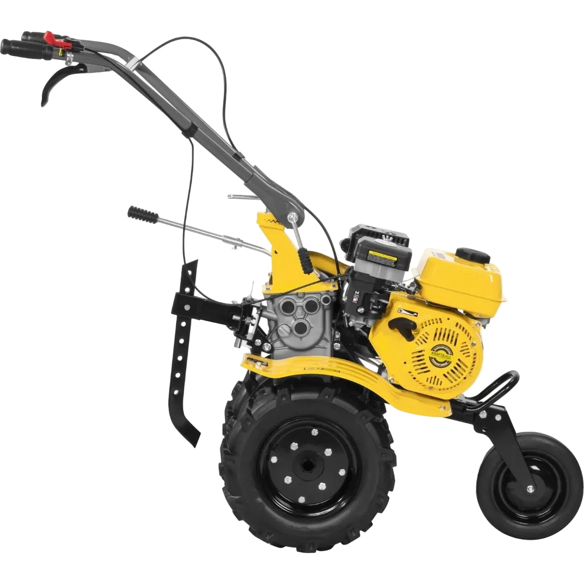 Benzin Motorhacke Gartenfräse Kultivator Pflug Häufler