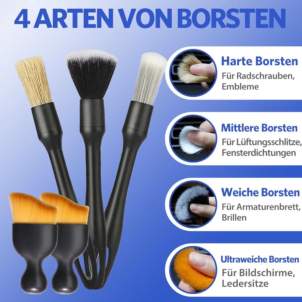 10tlg Autopflege Set Pflege Waschset Auto Reinigung Mikrofaser