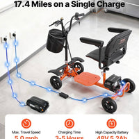 4 Rad Elektromobil klappbar
Mobilitätsroller Seniorenmobil 120kg