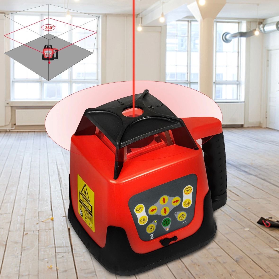 Rotierender Laser-Nivellierbereich 500m Nivellierung