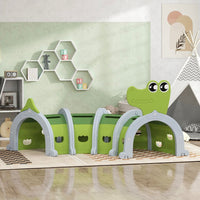 Krabbeltunnel Kinderspielzeug Spieltunnel 194cm Krokodiltunnel