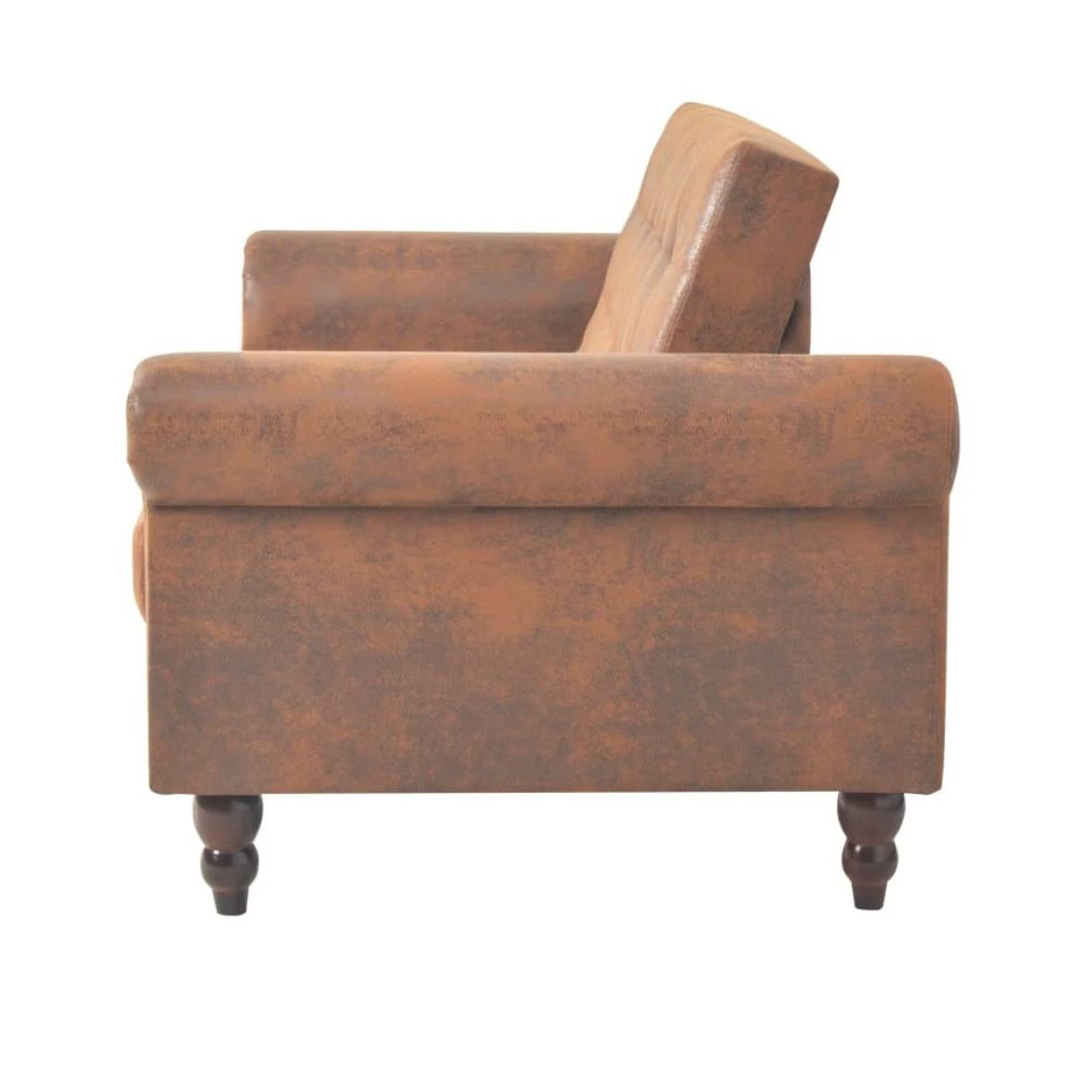 Antikes Schlafsofa Kunstleder Sofa Bettsofa Schlafcouch Vintage