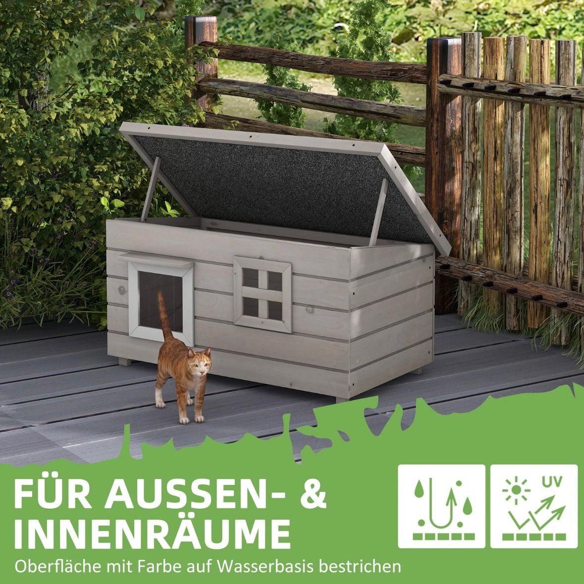 Katzenhaus Katzenhütte Tierhaus Katerhaus