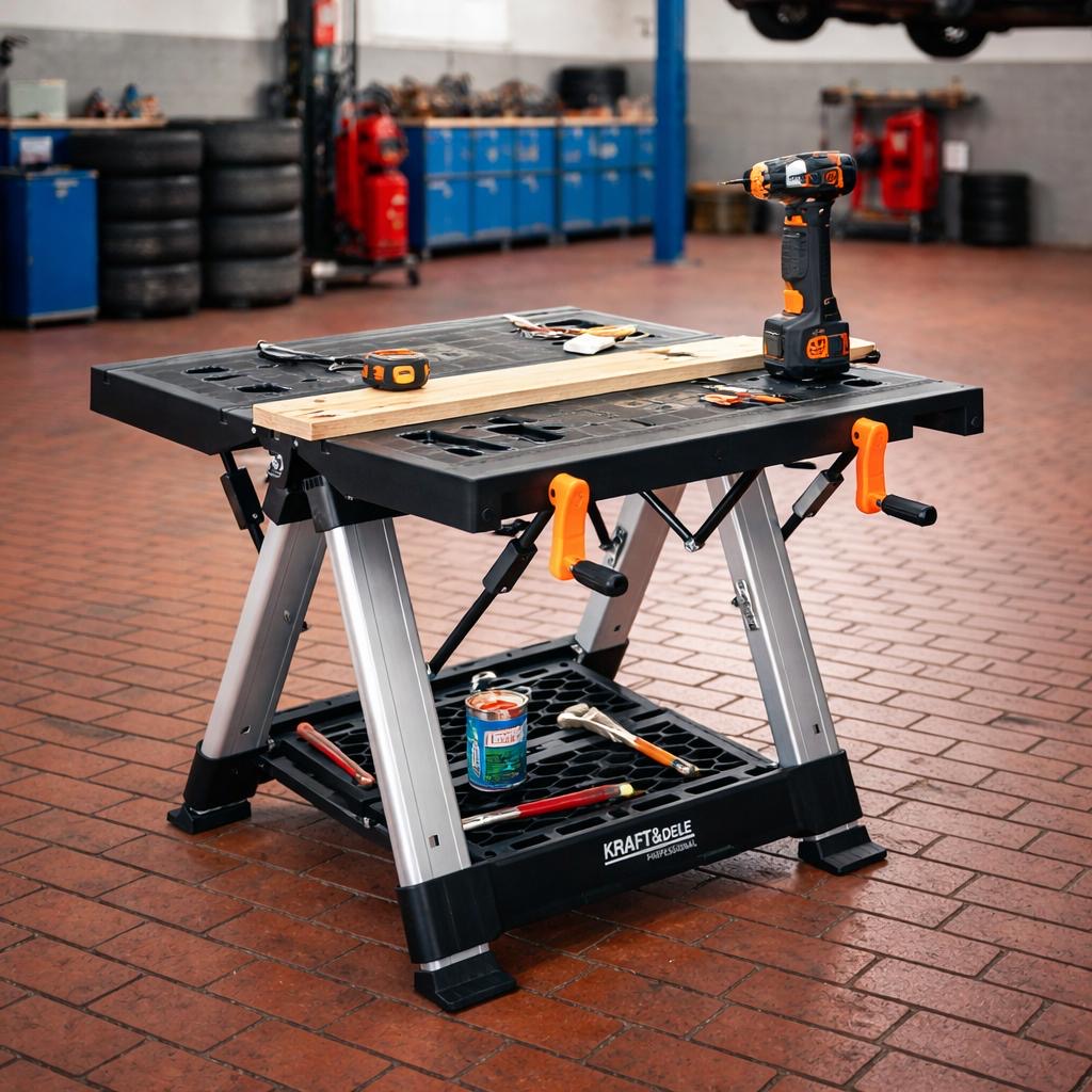 Multifunktionaler Arbeitstisch klappbar 350kg Arbeitsbank Werkbank
