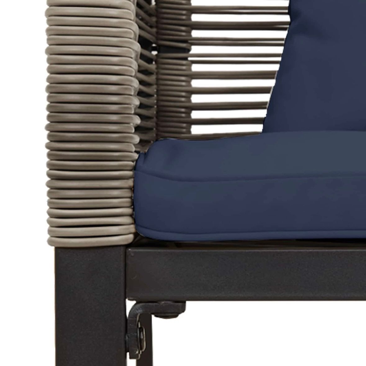 3tlg Gartenmöbel Set Poly Rattan Balkonmöbel Lounge Möbel
