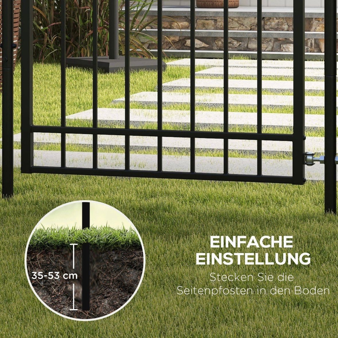 Gartentür Gartenschloss Tor Zauntor Zauntür