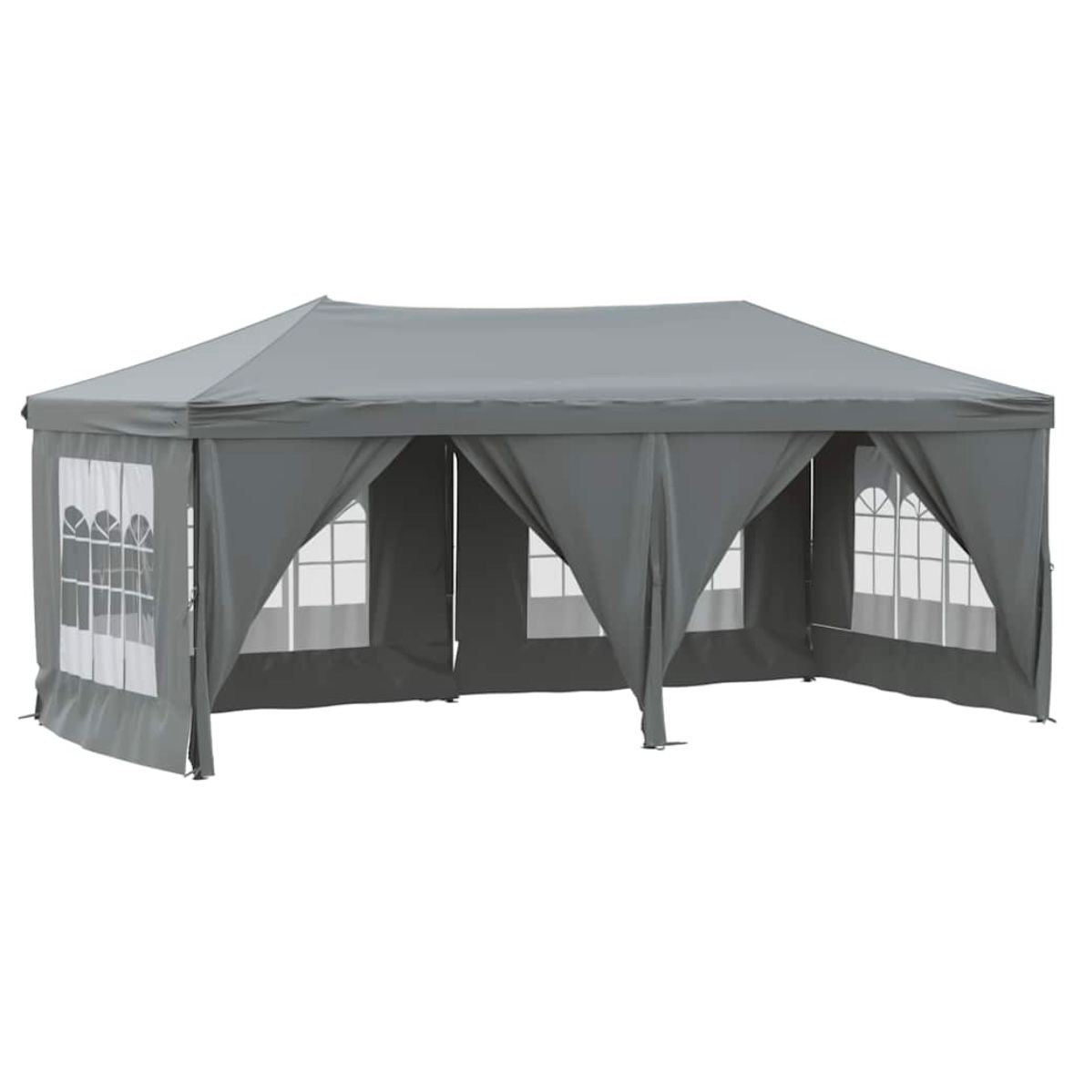 3x6m Partyzelt Faltbar Seitenwänden Festzelt Pavillon Gartenpavillon