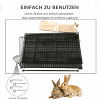 Freigehege Kleintiergehege Laufgitter Gehege 220x103x103cm