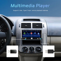 Single 1DIN 6.9" Autoradio Apple CarPlay Android Bluetooth USB