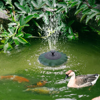 Solar Springbrunnen Lotusblatt Schwimmende Gartenpumpe