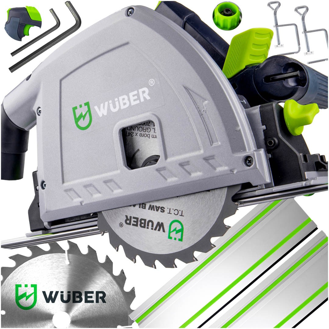 Tauchsäge 2400W Führungsschiene 140cm Präzisionssäge Handkreissäge Kreissäge