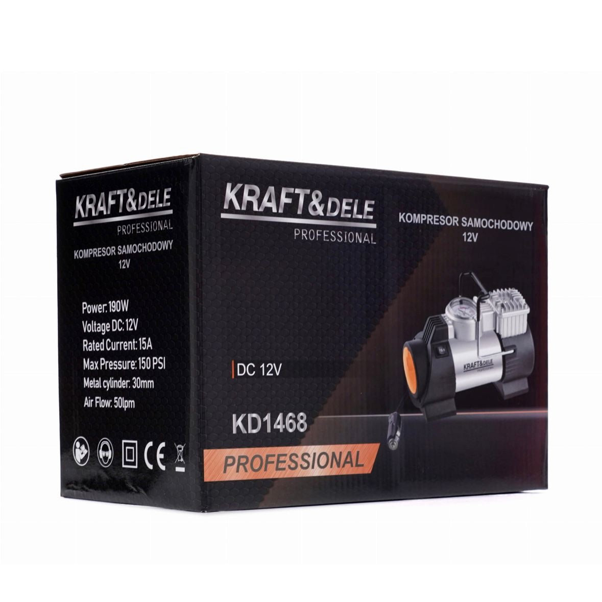 12V Auto Kompressor 190W Werkstatt KFZ Reifen