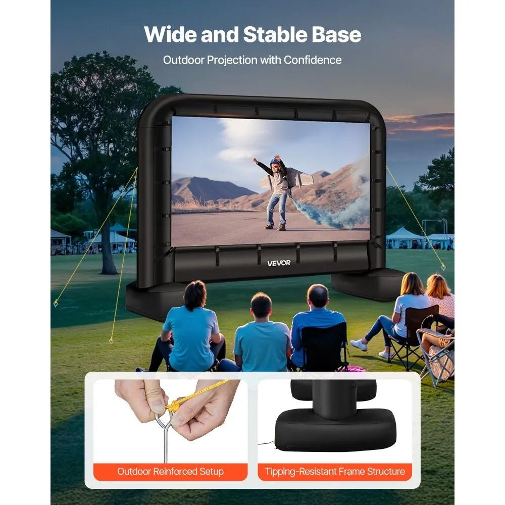 XXL Aufblasbare Projektionsleinwand Outdoor Kino Leinwand Gebläse