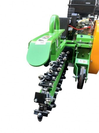 Grabenfräse Kabelfräse 14PS Benzinmotor Fräse Hacke 420ccm