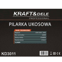 Kappsäge 2200W Säge Kreissäge Werkstatt Holzsäge Tischler