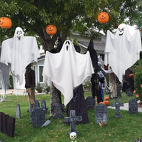 3x Halloween LED Geisterdeko Lichterkette Dekoration Geist